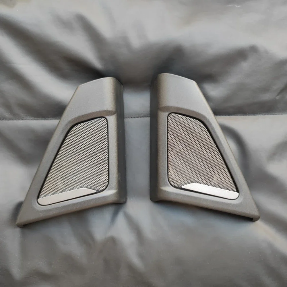 

2 шт., дверная крышка твитера для BMW 5 серии F10 F11 2010-2017, динамик, аудиотруба, аудиоголовка, тройной звуковой сигнал, рамка, чехол