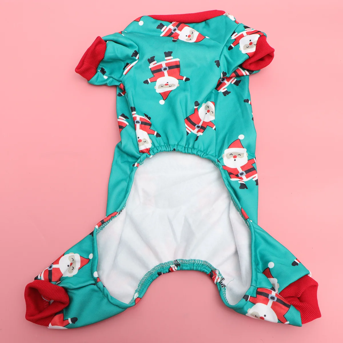 

1pc Coat Adorable Winter Warm Santa Printed Christmas Supplies for