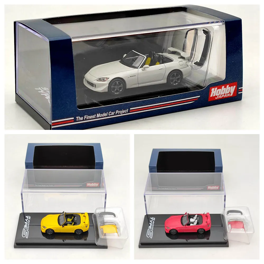 Хобби Япония 1:64 для S2000 Type S (AP2) Convertible Cstomized HJ 641020 Литая под давлением модель