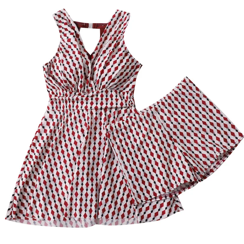 2023 New Solid Plus Size Swimwear Women One Piece Swimsuit Female Large Size Bathing Suit Skirt Beach Wear Swimming Suit Bathers