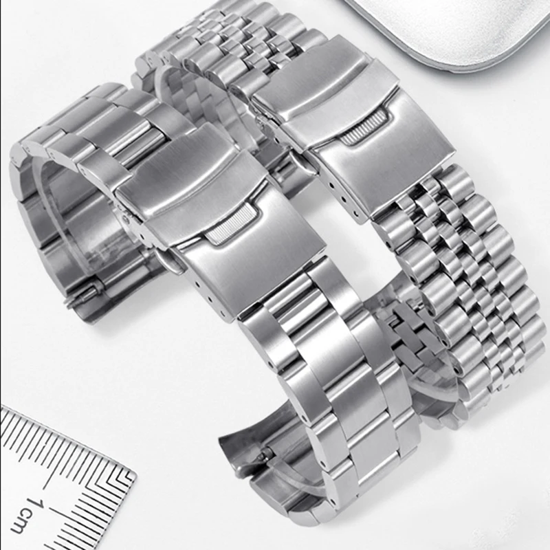Ремешок для часов из нержавеющей стали для Seiko SKX007 009 175 173, ремешок для часов SARB017, ремешок для часов Rolex для юбилейного водителя, аксессуары для часов