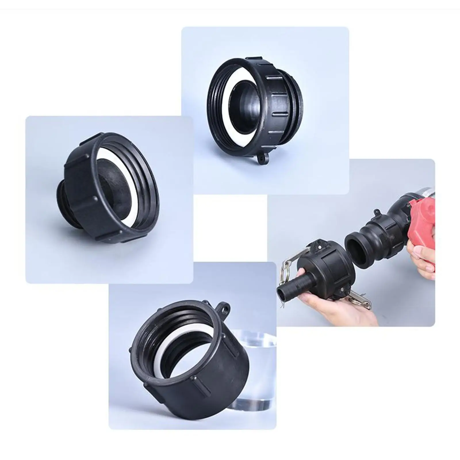 

1/2” IBC Ton Barrel Valve Fittings Irrigation Connection Tools Practical Hose Connector for Outdoor Household Taps Garden Hose