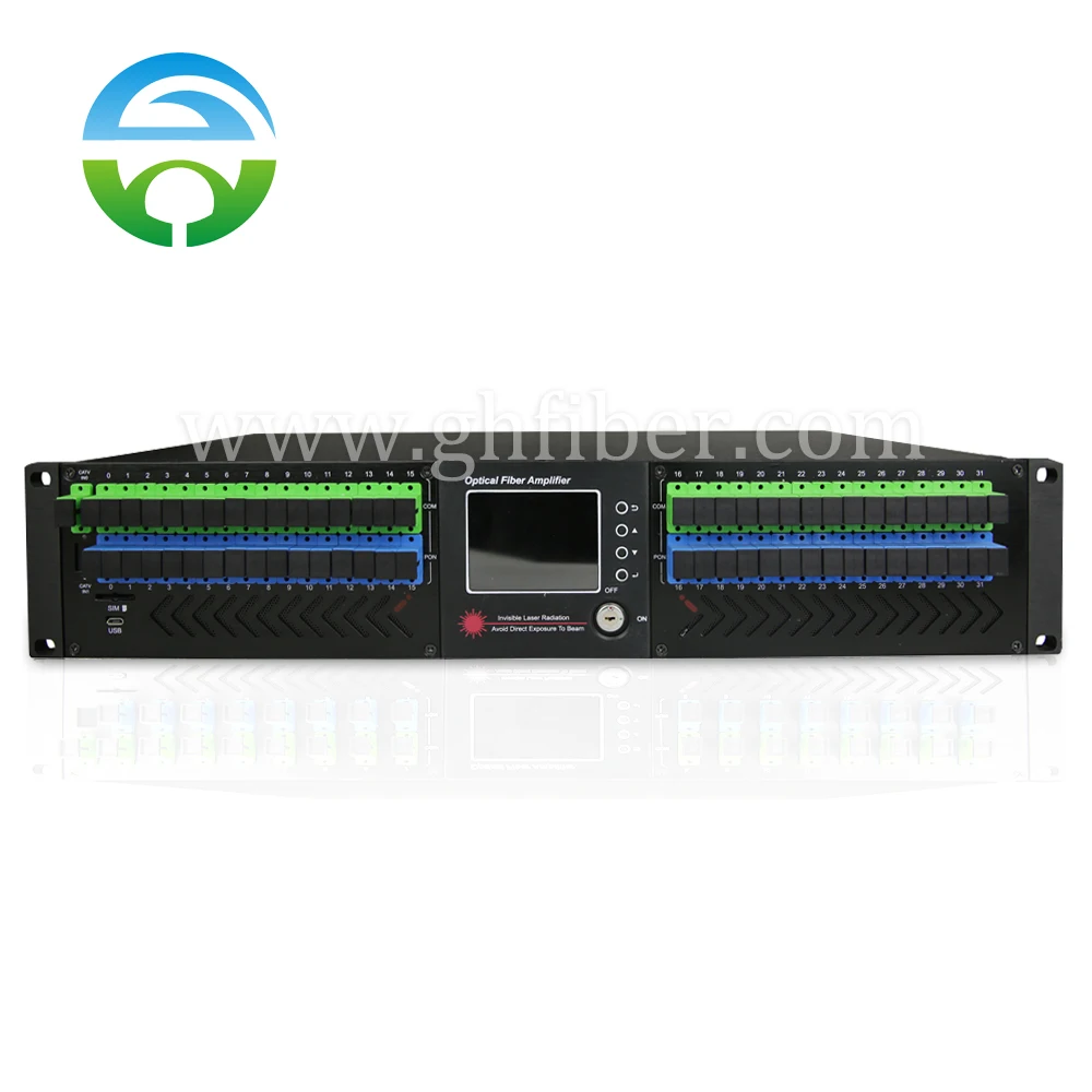 Оптический усилитель с двойным источником питания CATV YDFA 32-канальный WDM EDFA 1550 нм