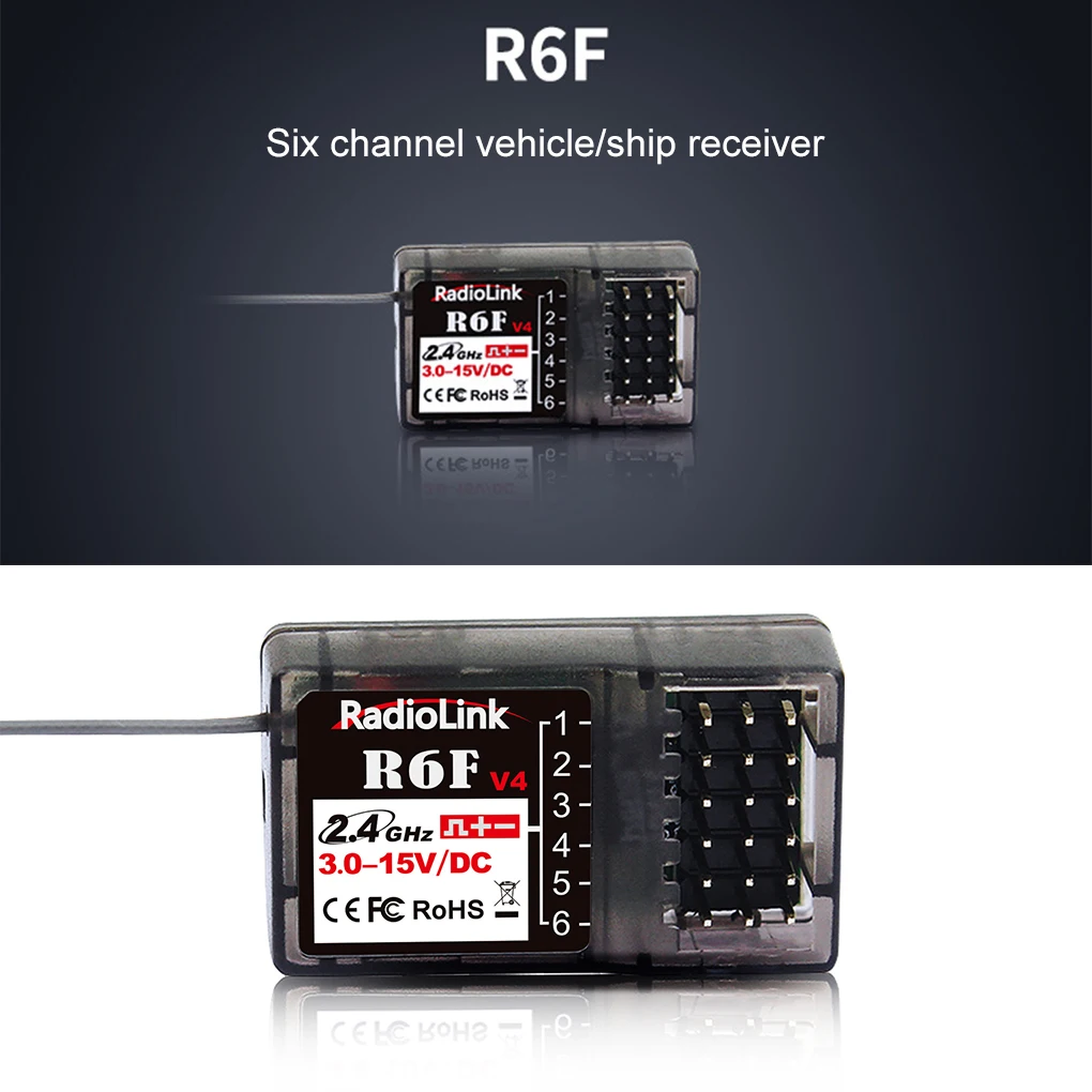 Radiolink 2 4GH R8FG R4FGM R6FG R6F приемник-гироскоп для радиоуправляемого автомобиля лодки