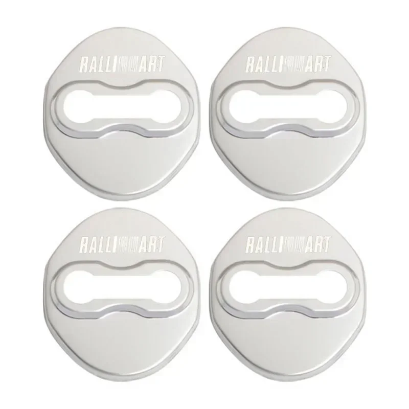 

4 шт., защитные наклейки для Mitsubishi ASX Lancer Pajero крышка дверного замка автомобиля Galant Mirage