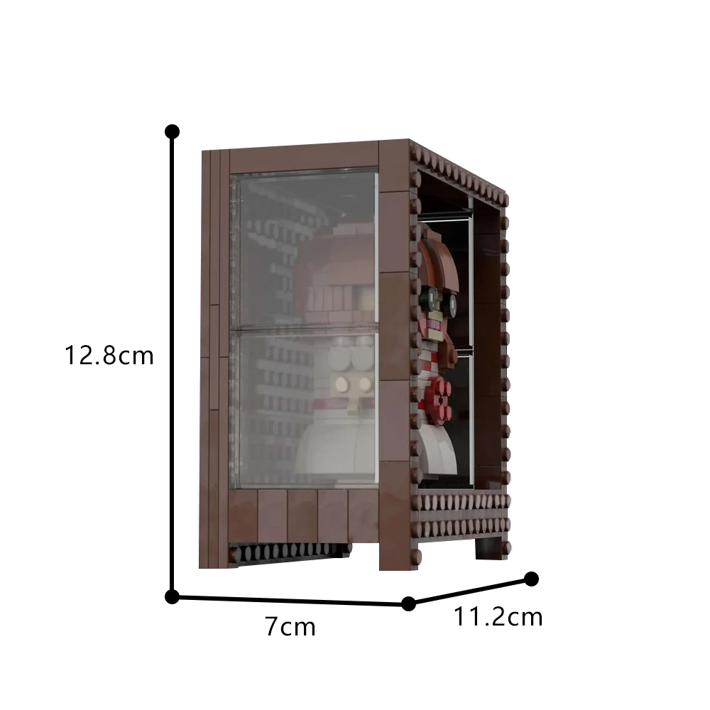 Gobrick MOC Annabelle кирпичная головка строительные блоки модель ужас призрак кукла в