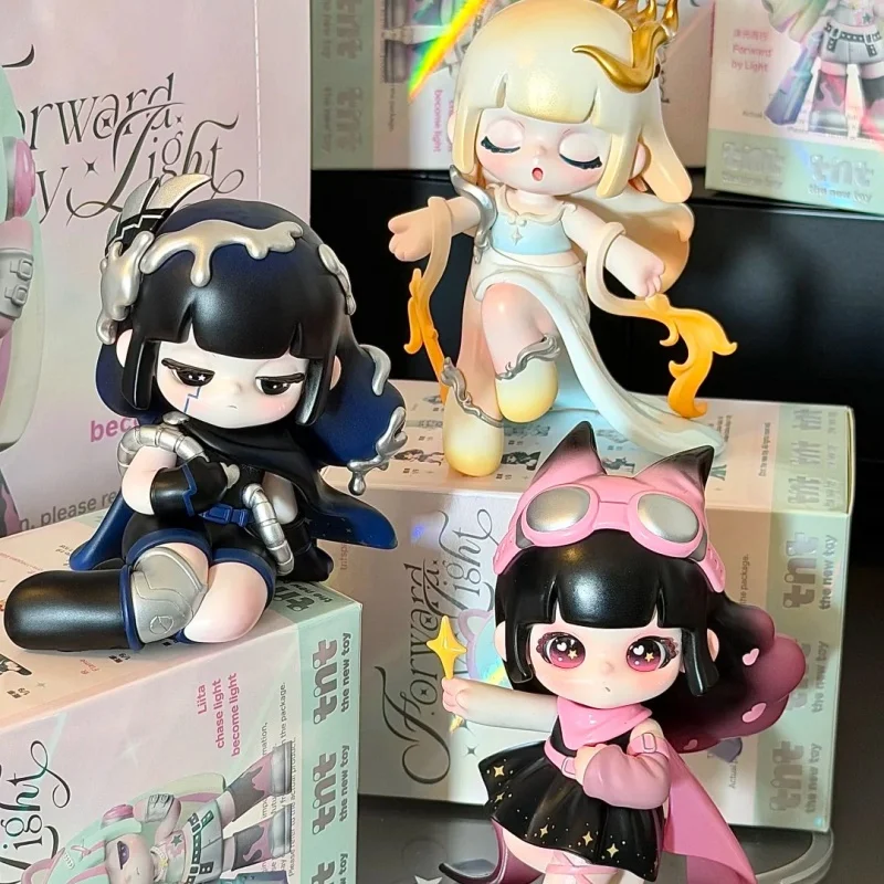 Фото Оригинальная коллекционная фигурка Liita Forward By Light Series Liita V3 Blind Box, кавайная модель для декора рабочего стола, загадочная коробка, игрушка-сюрприз, подарок №5