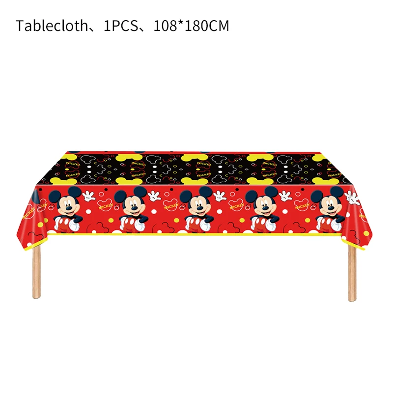 Disney Микки Маус украшения на день рождения воздушные шары искусственная солома