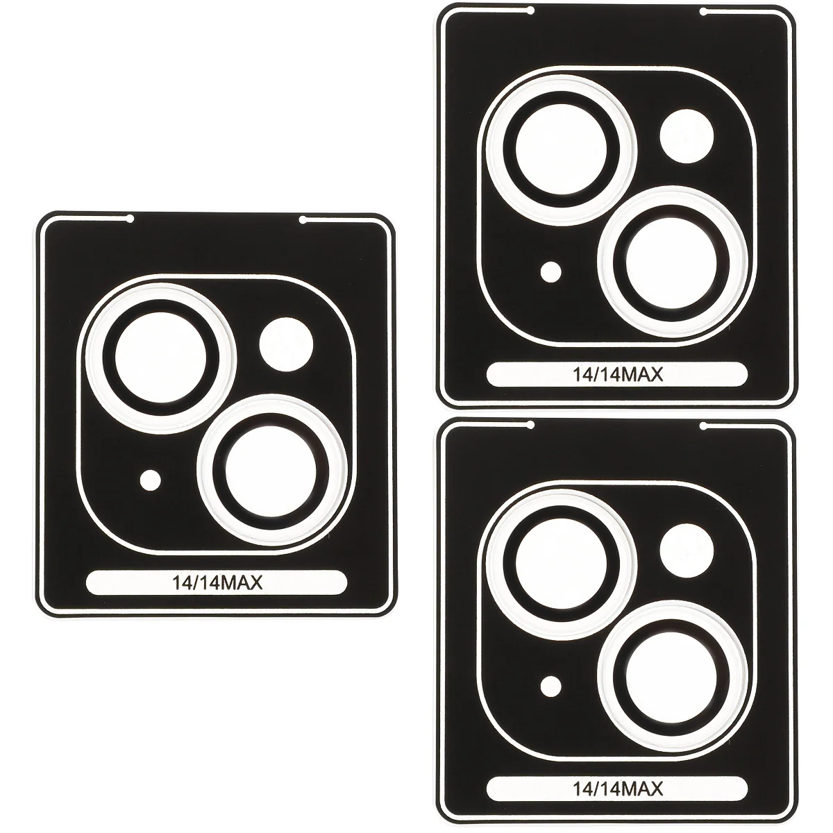 

3pcs Camera Lens Protector Metal Camera Lens Cover Compatible for iPhone 14/14Plus