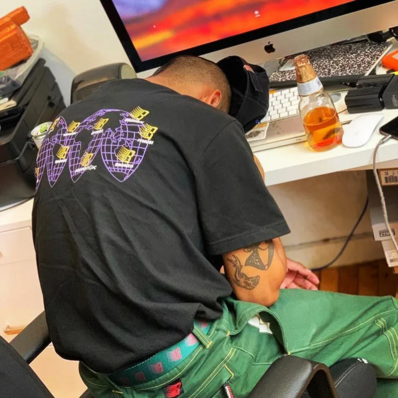 [Специальные s] Бронзовая футболка 56K International Touring для мужчин и женщин парного