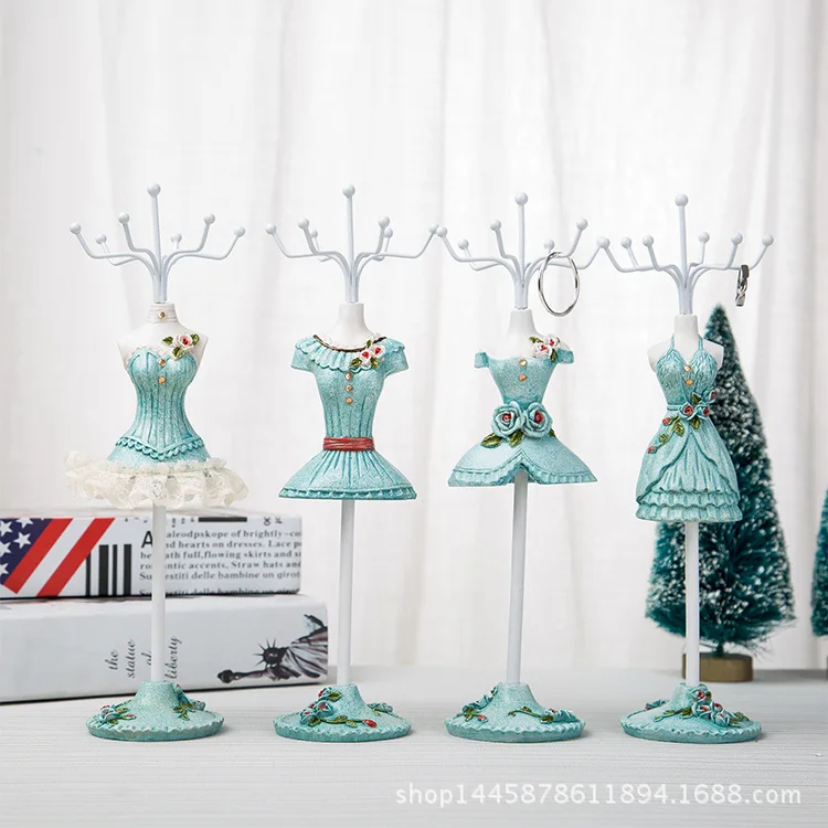 

Полимерные изделия ручной работы для креативной домашней мебели приемные серьги ожерелье вращающаяся витрина ювелирные изделия реквизит