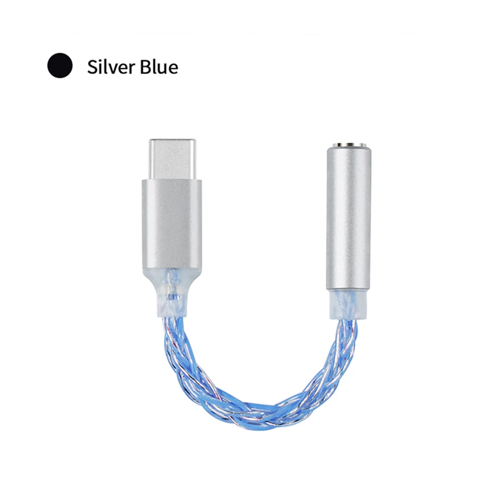 Аудиоадаптер Type-C на 3 5 мм цифровое декодирование звука высококачественный