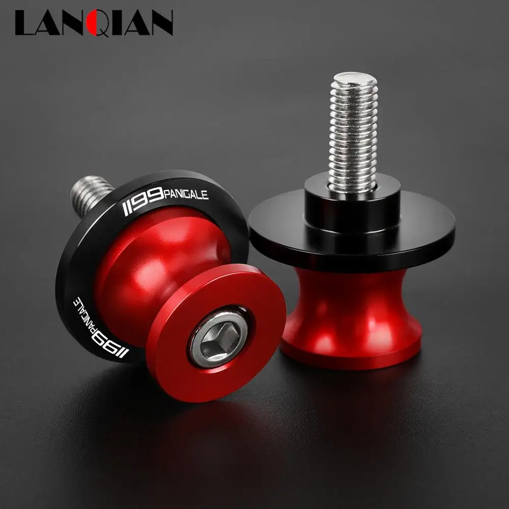 

6MM Stand Screws For DUCATI 1199PANIGALE 1199 PANIGALE 2014 2015 2016 2017 Accessories CNC M6 Swingarm Spools Slider Stand Screw