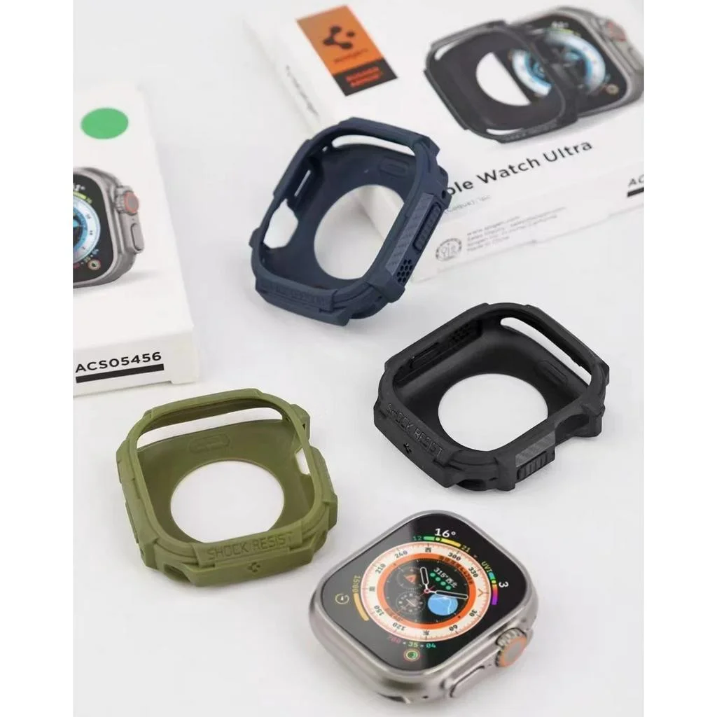 Защитный чехол Spigen Rugged Armor 2 gen для iWatch Ultra 49 мм Series 7/SE/6/5/4 45 41