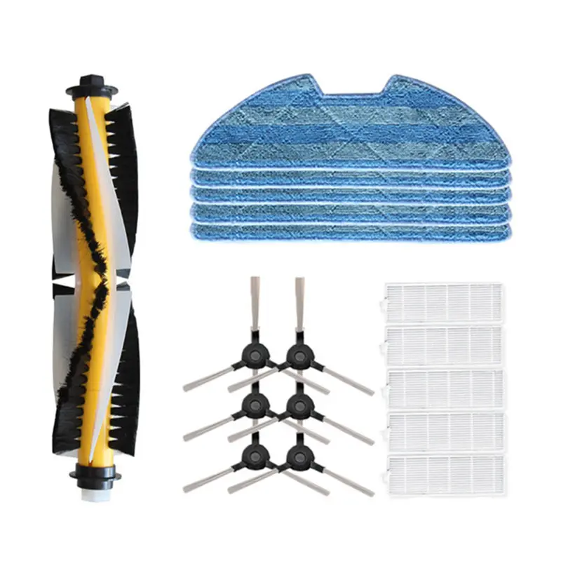 

HEPA Filter Side Brush Main Brush Mop Cloth for Kitfort kt-565 Robot Vacuum Cleaner Parts Accessories