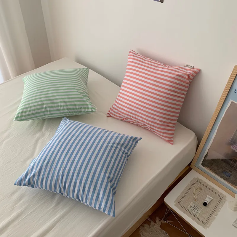 

Симпатичный тканевый чехол CuteLife в синюю полоску для подушки, украшение для дома и автомобиля, чехол для дивана, подушки для гостиной, офиса, ...