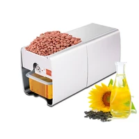 small household plant oil pressing machine for coconut rapeseed peanut sesame cooking vegetable oil press presser