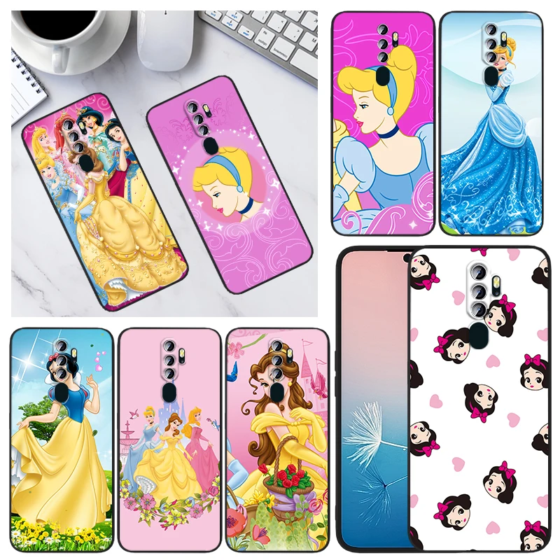 

Snow White and Sandy For OPPO A94 A93 A74 A73 A72 A53S A53 A55 A31 A16K A12E A1K A12 A11 A9 A5 2020 Black TPU Phone Case
