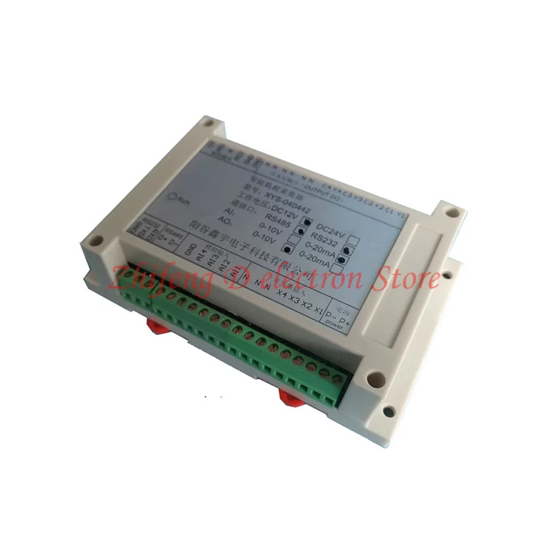 Аналоговый модуль сбора данных, 4-сторонний AI, 4-сторонний DI, 4-сторонний, 2-сторонний AO, порт связи: RS232/RS485/сетевой TCPIP