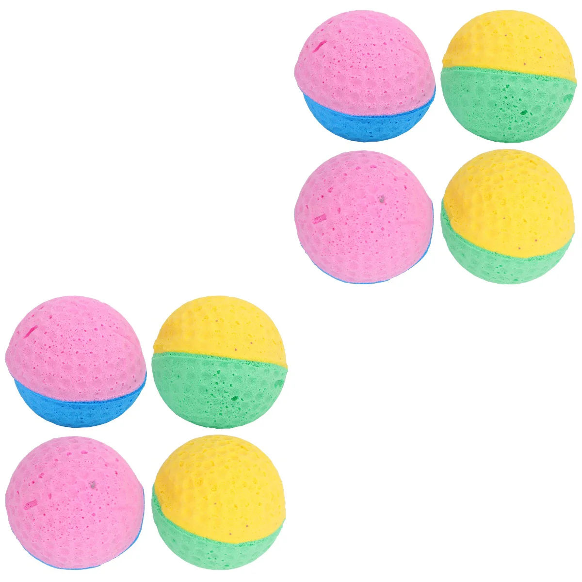 

8 Pcs Pet Chew Bite Resistant Training Cat Chew Interactive Cat Kitten Teething Latex Scratching Balls