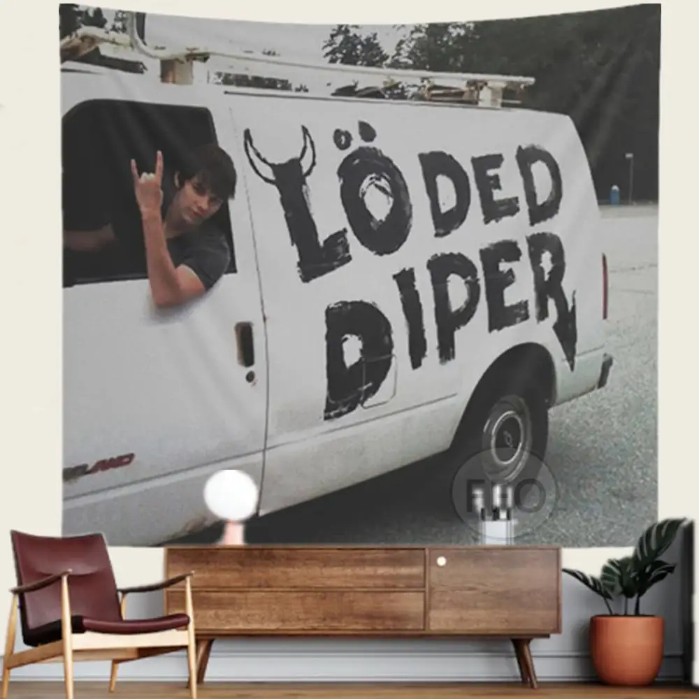 

Декоративный гобелен в виде туннера Rodrick Heffley In His Van Y2k