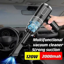 Car Cordless Vacuum Cleaner Portable Large Suction Household Cleaning Equipment Handheld Dust Collector Small Mini Dust Blower