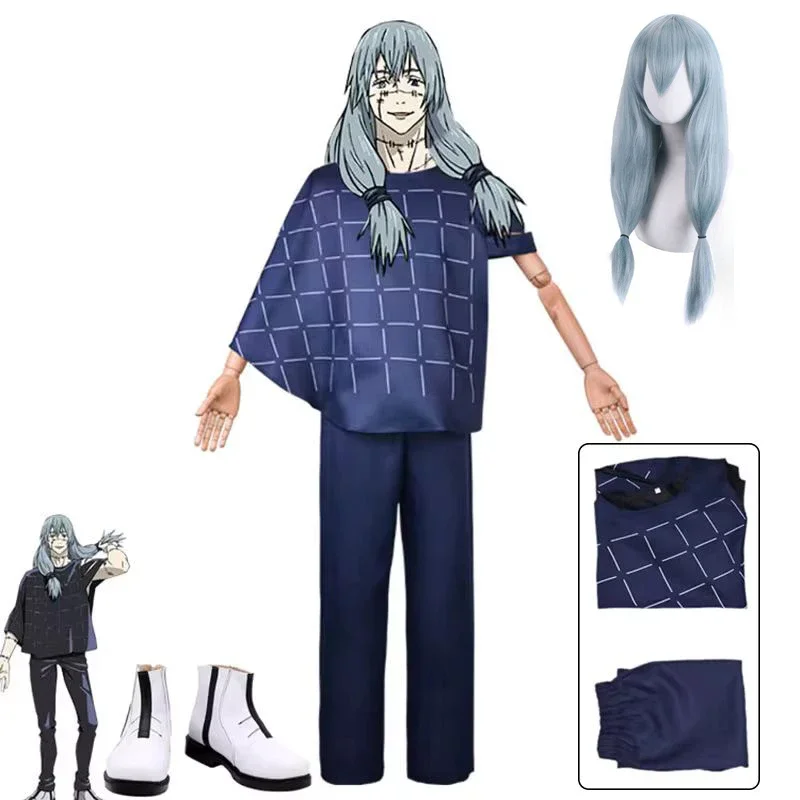 Mahito костюмы для косплея парик обувь Хэллоуина мужчин и женщин карнавальные