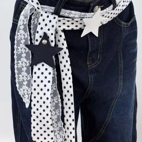 Neploe Винтажный квадратный шарф в горошек с леопардовым принтом