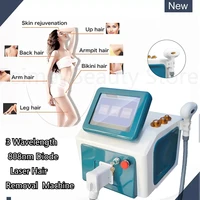 2022 new portable 808nm machine for hair removal 3 wavelength diode laser body beauty equipment home use and commercial