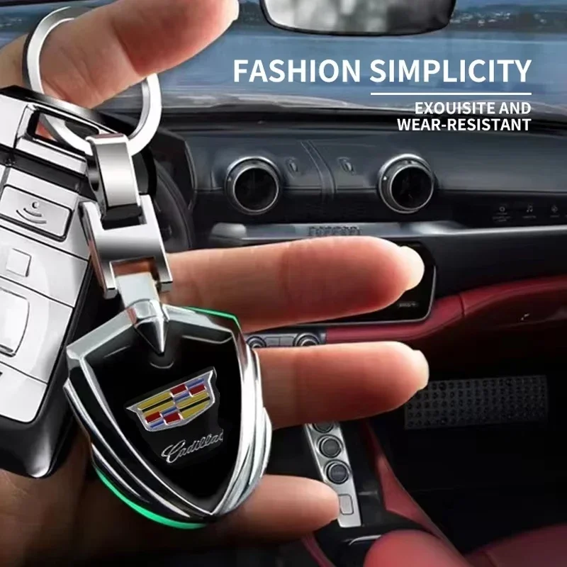

Брелок с логотипом автомобиля из сплава, подвеска, подарочные аксессуары для Cadillac ATS BLS CT4 CT6 CTS ESCALADE STS XLR XT4 XT5 XTS SLS
