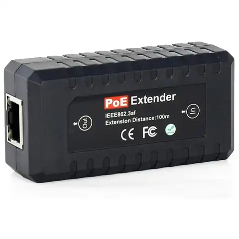 Ethernet-ретранслятор Poe, 1 порт 100 Мбит/с, IEEE802.3Af