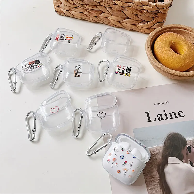 

Модный цветочный чехол для наушников Xiaomi Redmi Buds 3, беспроводные наушники, мягкие силиконовые наушники, прозрачный защитный чехол