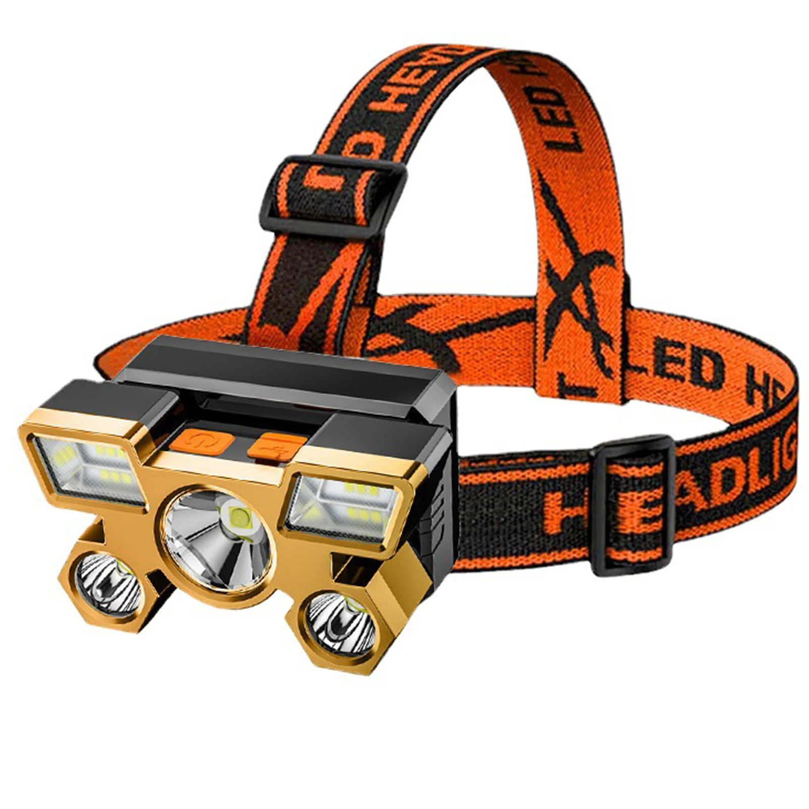 

Rechargeable LED Headlight Super Bright Headlamp Work Light Strap LED Light