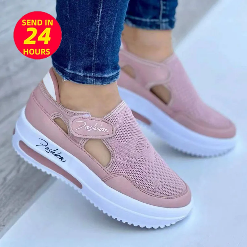 

Женские кроссовки на платформе, Повседневная дышащая спортивная обувь с вулканизированной подошвой, модная женская обувь для тенниса, 2023