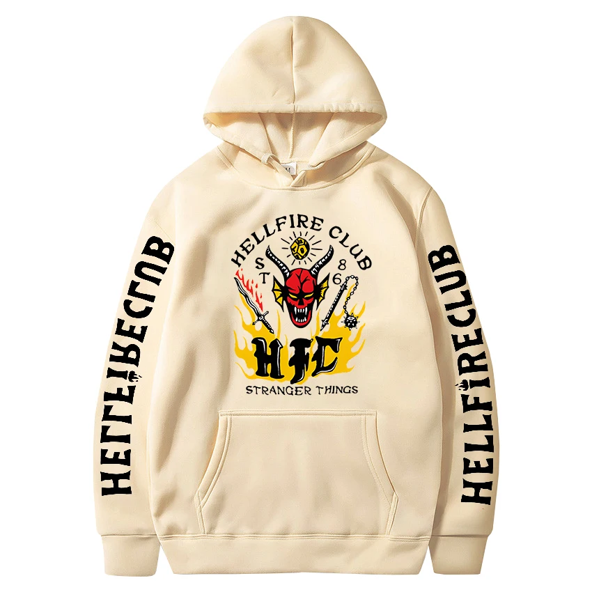 

HellfireClub Hoodie for Teens Long Sleeve Customize Streetwear Man Pullovers 2022 Autumn Winter Unisex Sweatshirt Children Cloth