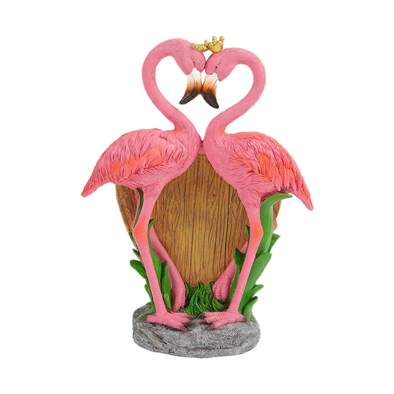 

Resin Flamingo Flower Pot Garden Statue Decorative for Patio Backyard Yard