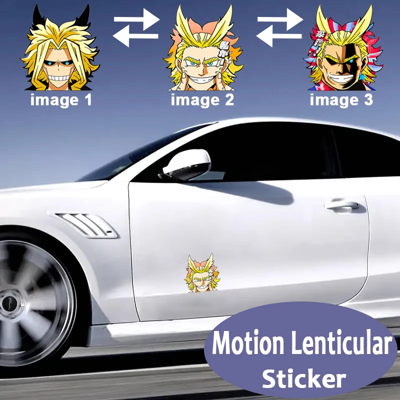 

Моя геройская академия, все могут двигаться, автомобильная наклейка, линзовидная наклейка Boku без Hereo, водонепроницаемые наклейки для ноутбу...