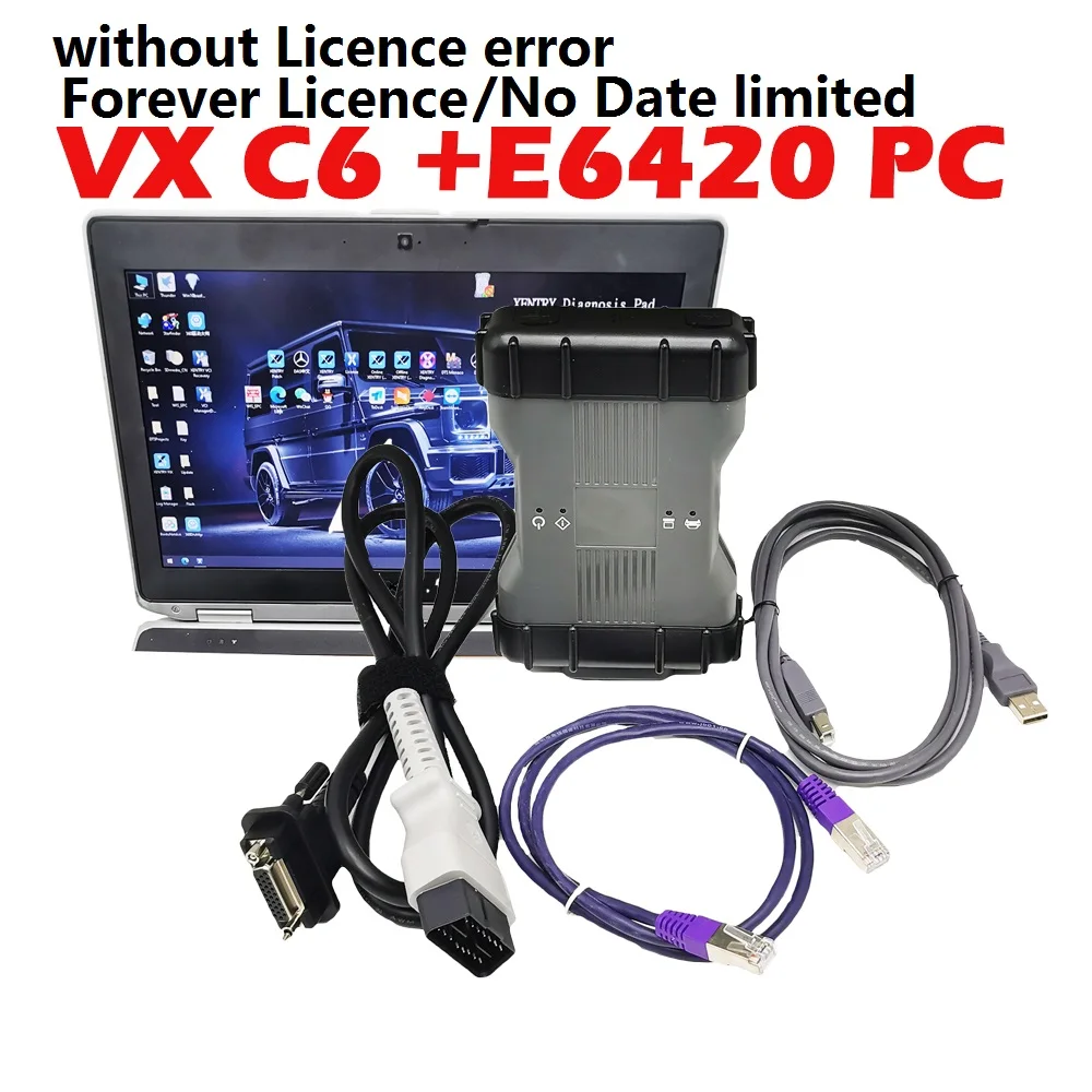 MB Star C6 strumento di diagnosi dell'auto V06.2022 nuovo strumento per auto DOIP nel laptop E6420 VXC6 DOIP diagnostica per auto licenza illimitata nessun errore