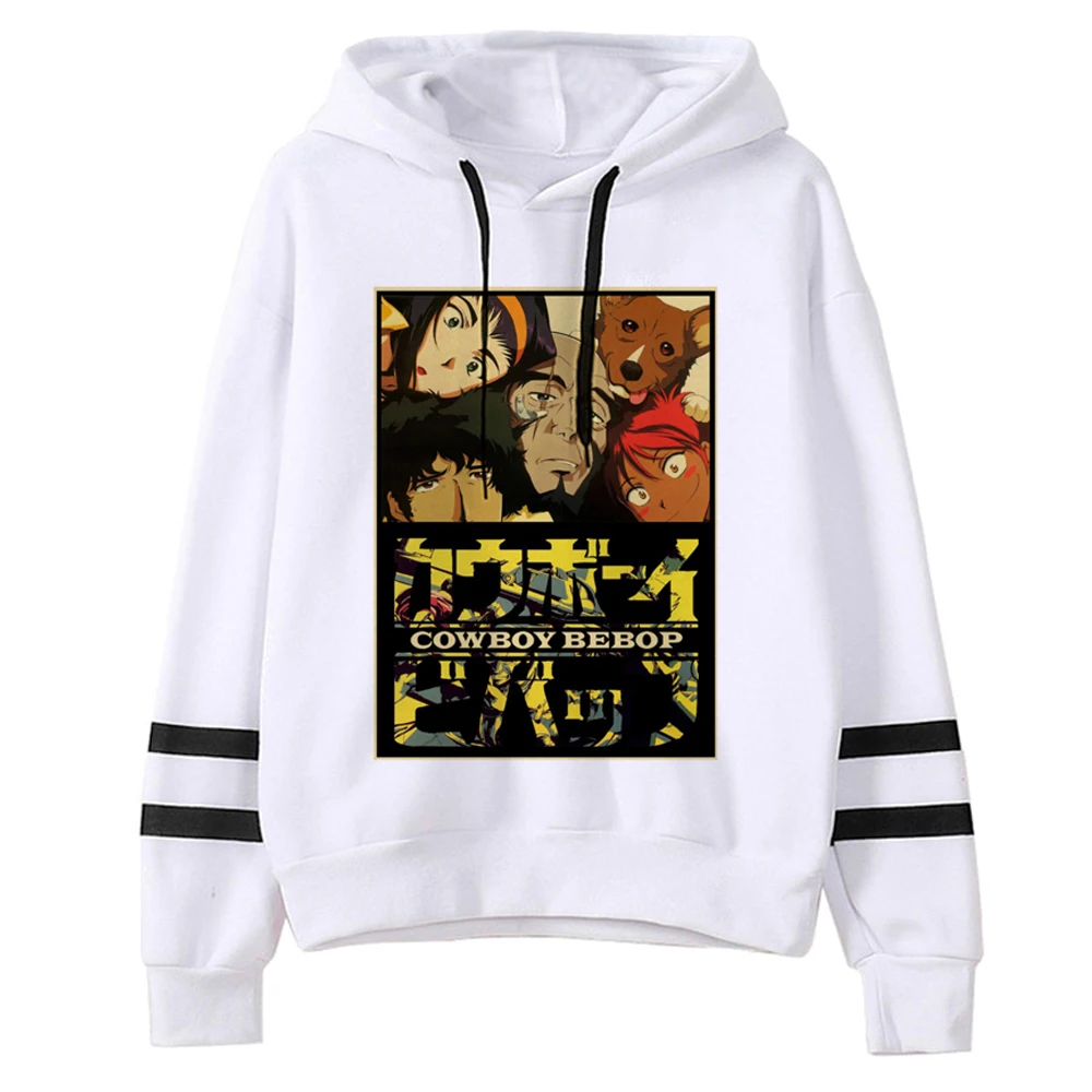 

Женские толстовки с капюшоном Cowboy Bebop, уличная одежда, японский пуловер, женская зимняя одежда