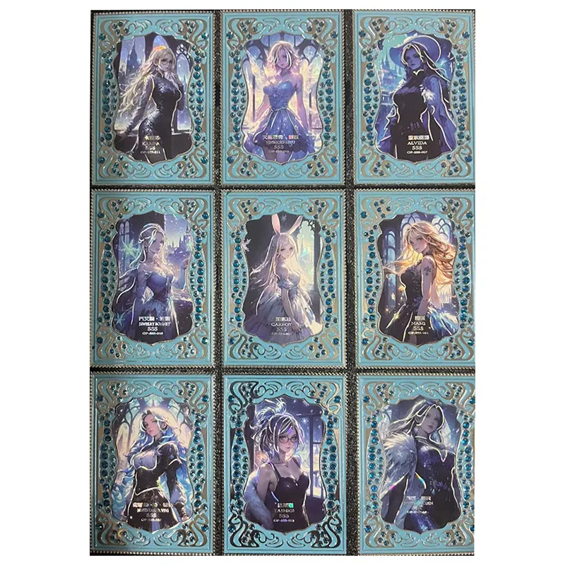 Аниме ONE PIECE Редкая Алмазная Металлическая Коллекционная Карта Робин Моне Виви