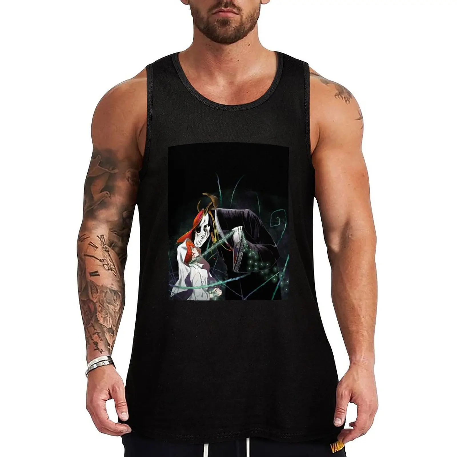 The Ancient Magus Bride Майка без рукавов Спортивная одежда для мужчин Футболки мужские