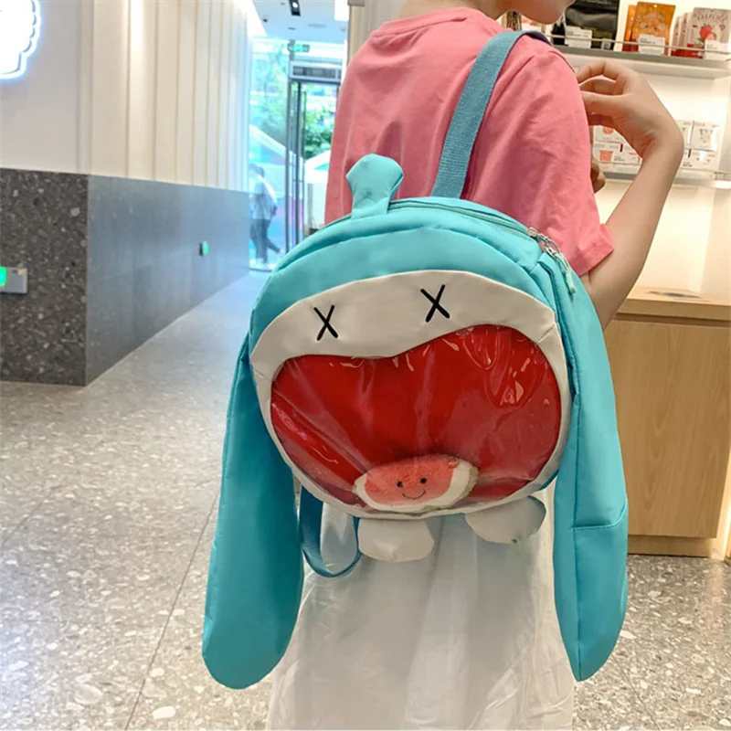 Аниме Itabag Hatsune Miku Big Рюкзак Сумки для девочек Дети Вишневый цвет Хацунэ Мику
