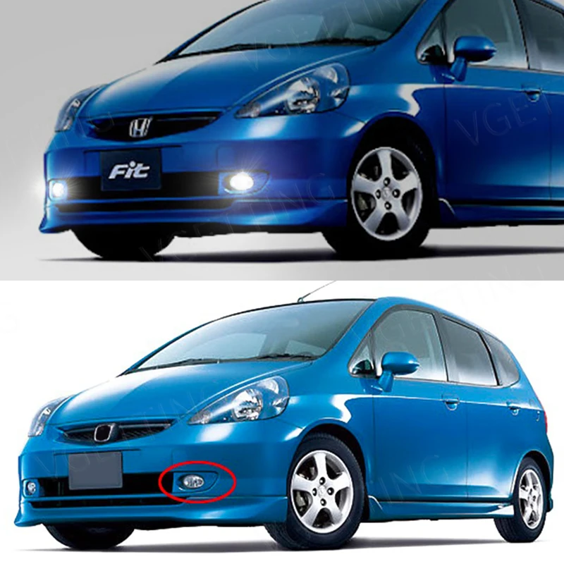 Светодиодные противотуманные фары для Honda FitJazz 2003 2004 2005 2006 2007 2 шт. автомобильный передний бампер RHD автомобильные аксессуары для дневсветильник света (art.: 3920bc09f63be) - 3920bc09f63be
