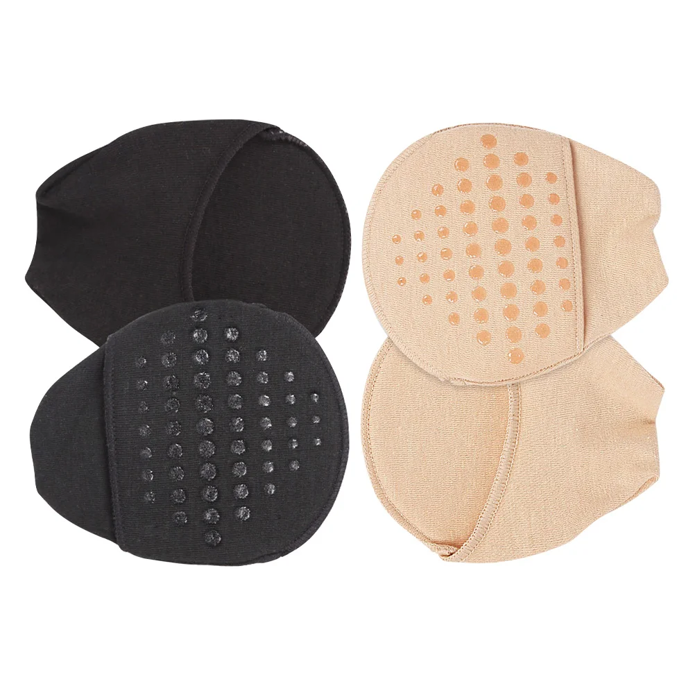 

2 Pair Seamless Tops Forefoot Pads Half Liner Socks High Heel Grips Invisible Socks High Heel Cushions