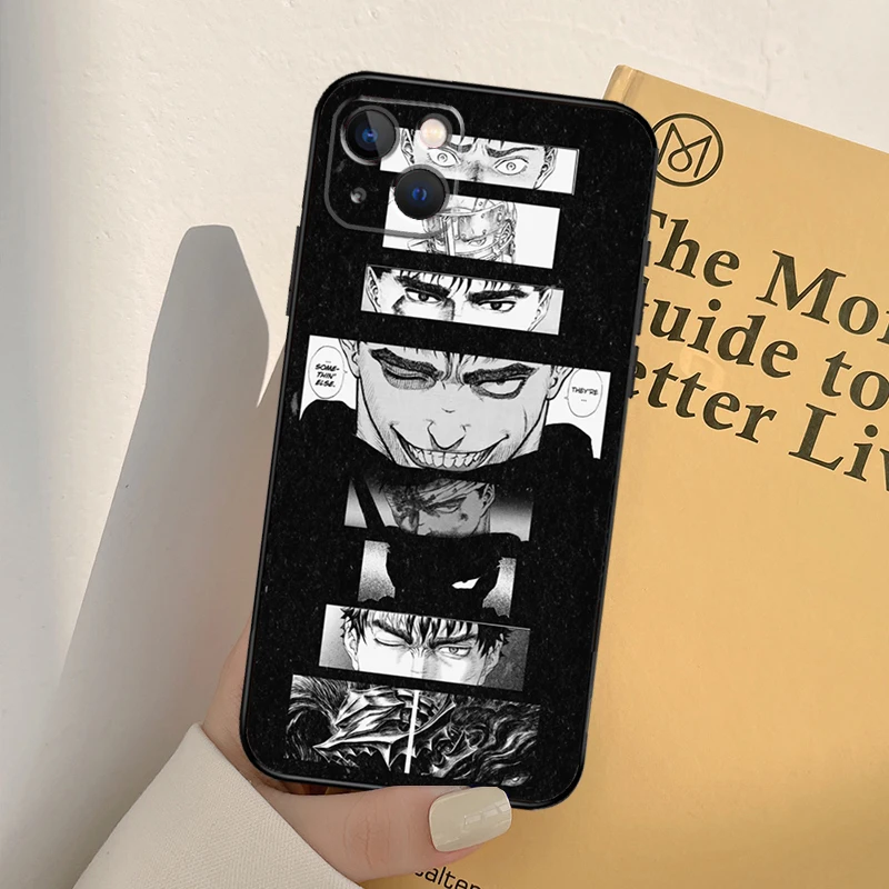 Аниме Чехол Berserk для iPhone 13 12 11 Pro Max Mini XR X XS MAX 6S 7 8 Plus SE 2020 2022 чехол телефона |