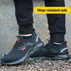Safety Shoes Men With Steel Toe Cap Anti-smash Men Work Shoes Sneakers Light Puncture-Proof Indestructible Shoes Dropshipping 4
