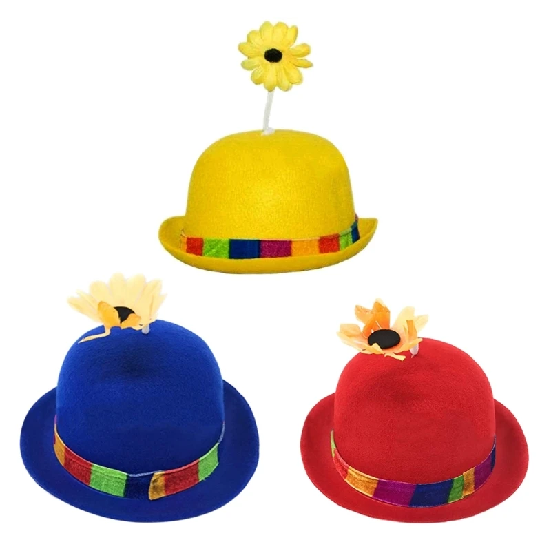 

Woman Carnivals Derby Hat Felt Soft Fisherman Breathable Soft Hat Casual