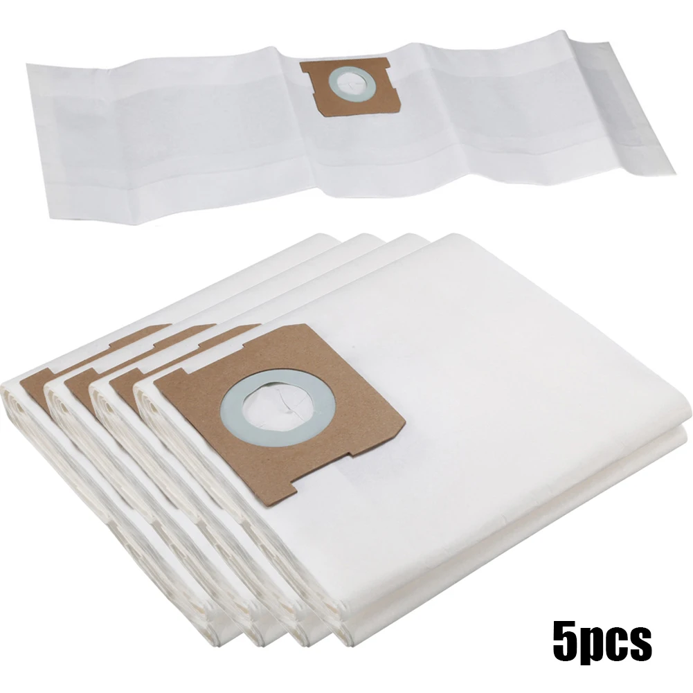 

5Pcs Fleece Dust Bags For Kärcher WD1 Compact Battery Replaces 2.863-297.0 Vacuum Cleaner Dust Bin Parts Accessories Replacement