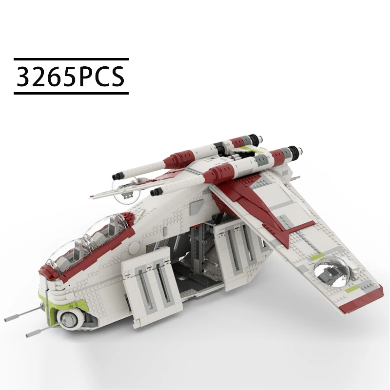 

NEW Star Movie MOC War UCS Republic Gunship The Clone War Mod Tie Fighter Star Building Blocks Set Bricks Kid toys Gift