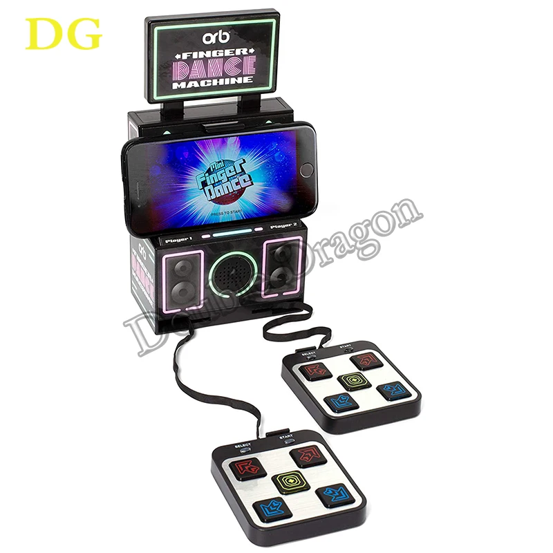 Retro Finger Dance Machine Mini Arcade Console Cute Handle Game Console